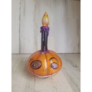 Unique‎ AS IS pumpkin candle decor Halloween jack o lantern